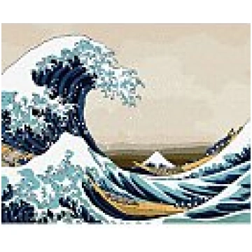 Komplekts gleznošanai pēc numuriem "Big wave in Ka
