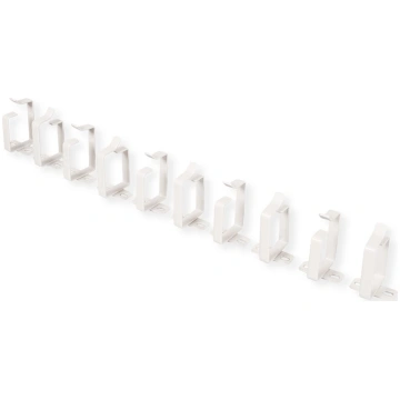 Roline Cable management bracket, 44x60mm grey 10 p