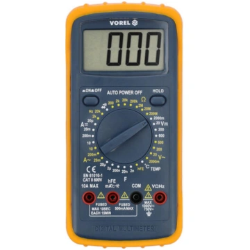 Digitālais multimetrs ar temperatūras mērījumiem, 