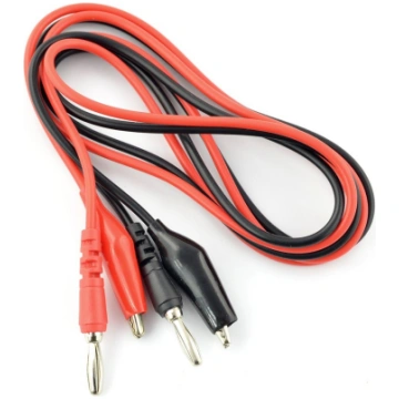 Cables, probes for meters - 2 crocodile clips OEM 