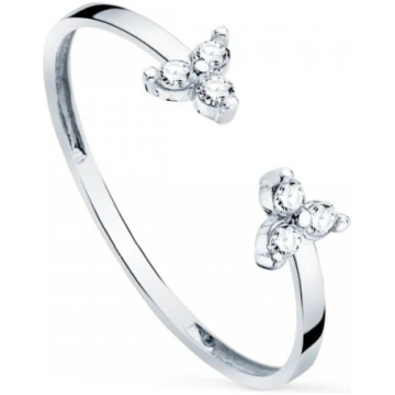 Anillo Connor Oro Blanco 18K Diamantes 0.090 Qts. 