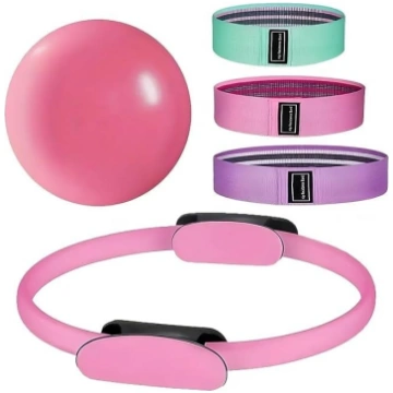 INLANDSIS Pilates gredzenu komplekts 5 daļu fitnes