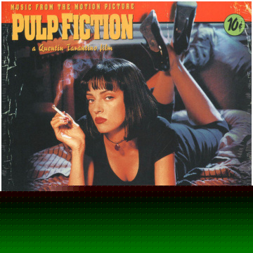 vinila plate various pulp fiction