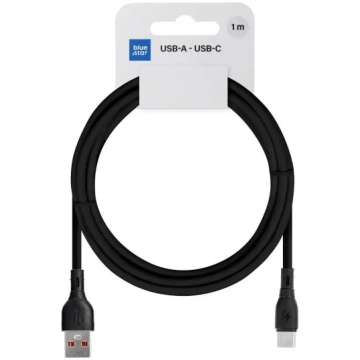 Cable USB A to USB C Blue Star 3A 60W ECO 1 m PJ68