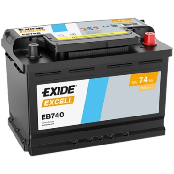 EXIDE EB740 Startera akumulatoru baterija