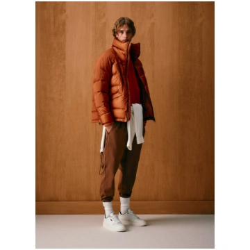 Down jacket with enveloping collar COLMAR