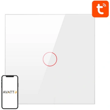 Smart Light Switch ZigBee Avatto ZTS02-EU-W1 1 Way