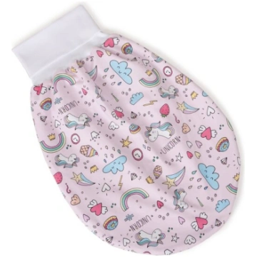 Guļammaiss mazulim CebaBaby Unicorn, rozā, 0+ mēn