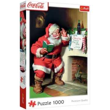 TREFL Puzle Coca-Cola: Santa by the fireplace 1000