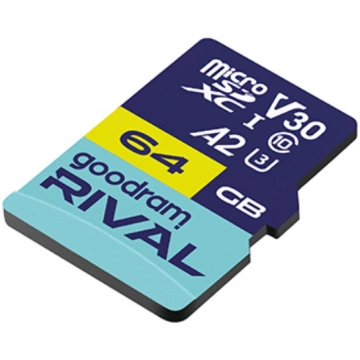 Goodram RIVAL M2AA microSD 64GB 120MB/s Class A2 V