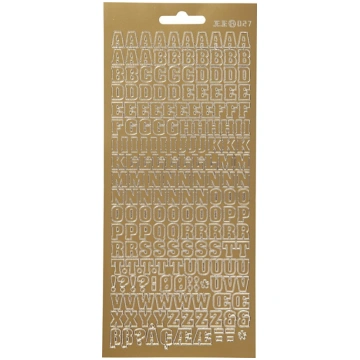 Focus Focus Stickers Gold Letters Design 3 170214 