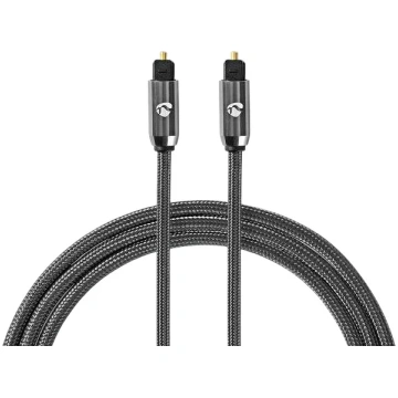 Vads Nedis TosLink Optical, Optical, 5 m, melna kr