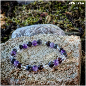 Bracelet Maya Grenat