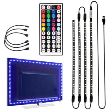 TV Backlight USB RGB LED Light Strip with Remote C