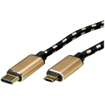 Roline Gold - USB-C cable - USB-C to Micro-USB Typ