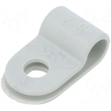 Fixing clamp | Cable P-clips | ØBundle : 5.2mm | W
