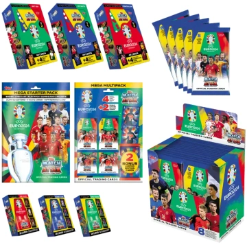 MATCH ATTAX EURO 2024 Spēlētāju Kartītes Figurines