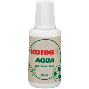 Korekcijas tepe KORES Aqua uz ūdens bāzes 20 ml | 