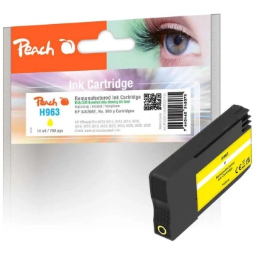 Tintes kasetne PEACH saderīga dzeltena 3JA25AE / P