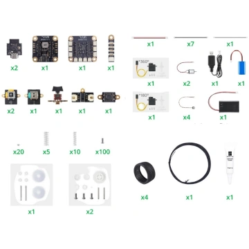 CyberBrick Beginner Hardware Kit - ZK004 - a set f