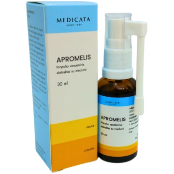Propolisa ūdens ekstrakts ar medu "Apromelis", 30m