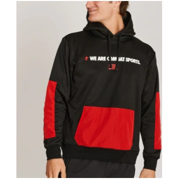 Sweatshirt Leone Logo Wacs with hood ABX136
