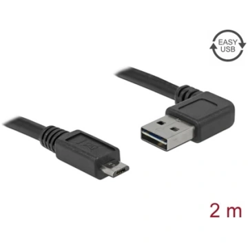 Delock Cable EASY-USB 2.0 Type-A male angled left 