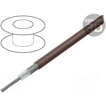 Wire: coaxial | RG179BU | stranded | CCS | FEP | w