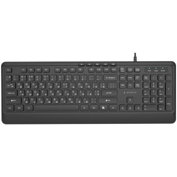 Gembird KB-MCH-05-CYRL Slim wired multimedia keybo