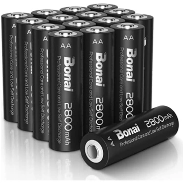 Bonai uzlādējamās baterijas, AA 2800 mAh NI-MH aku