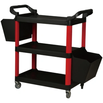 Tool cart (plastic) with side boxes TC0012
