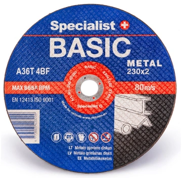 Griešanas disks Specialist+ Basic, 230 mm x 2 mm x