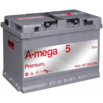 Akumulators PREMIUM 75Ah / 720A 278x 175x 175mm A-