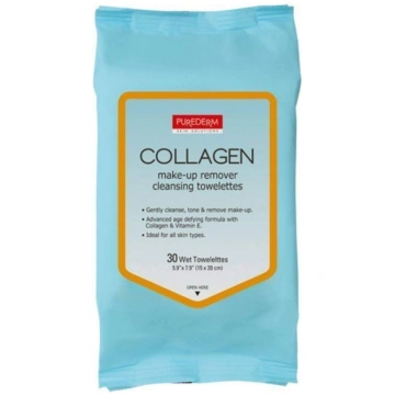 PUREDERM Collagen Make-Up Remover Cleansing Towele