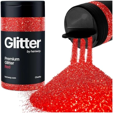 Hemway Red Glitter Chunky 130 g / 4,6 oz Pulveris 