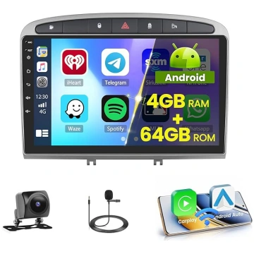4+64GB Android auto radio Peugeot 308 Peugeot 408 
