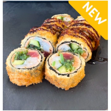 (623) Salmon tempura (bez rīsiem/no rice)