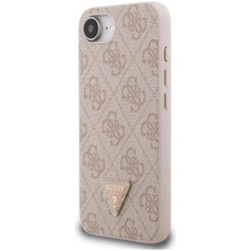Guess PU 4G Strass Triangle Metal Logo Case for iP