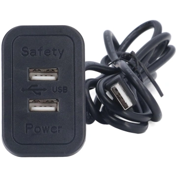 Dubultā USB uzlādes stacija 5V dīvāns Padziļināta