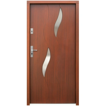 Koka ārdurvis CLASSIC P65 Metalux