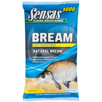 (SE-71381) Barība 3000 NATURAL BREAM Sensas SE-713
