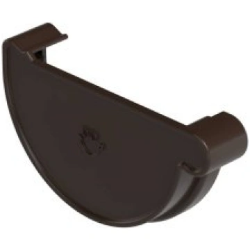 Galeco Teknes gals kreisais PVC 110mm brūns