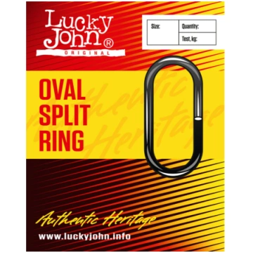 Gredzeni Lucky John OVAL SPLIT RING LJ5068-015