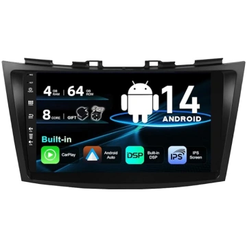 SXAUTO Android 12 IPS Auto Radio piemērots Suzuki 