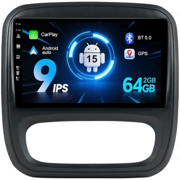 2G + 64G 9 collu ekrāns Android 15 automašīnas rad