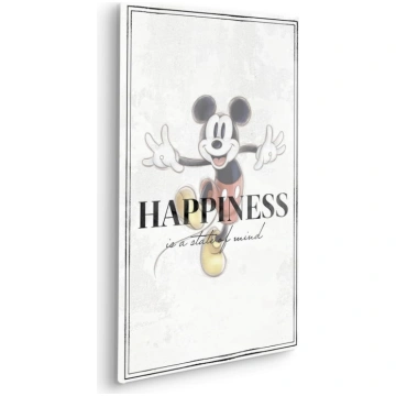 Disney audekla attēls īsta koka rāmī Mickey Be Kin