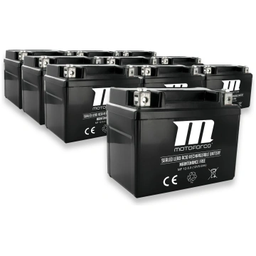 10x akumulators SLA4L-BS / 12V 5Ah +25% SLA bez ap