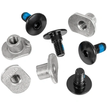 Powerslide Sway/Zoom cuff screws set black, 4 gab.