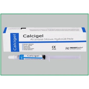 Calcigel- kalcija hidroksīda pasta ar pH >12,5