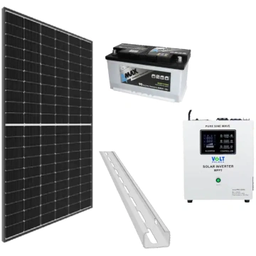 Off-Grid saules paneļu sistēma 1,8 kW ar 1,26 kWh
